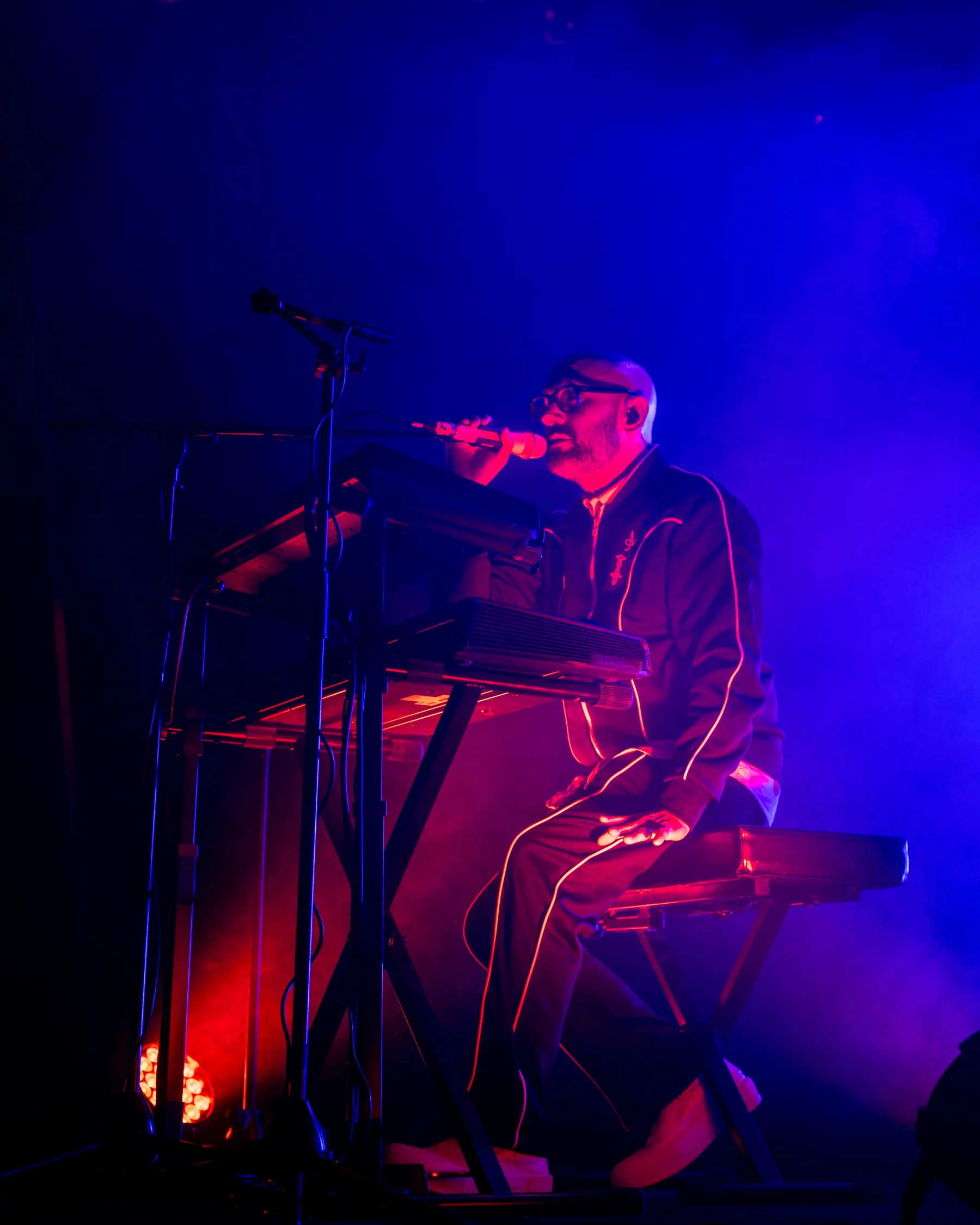 Opening DJ performing before Astronomía Interior at the Lunario del Auditorio Nacional in Mexico City, photographed by Ludovic Delot · frame 4
