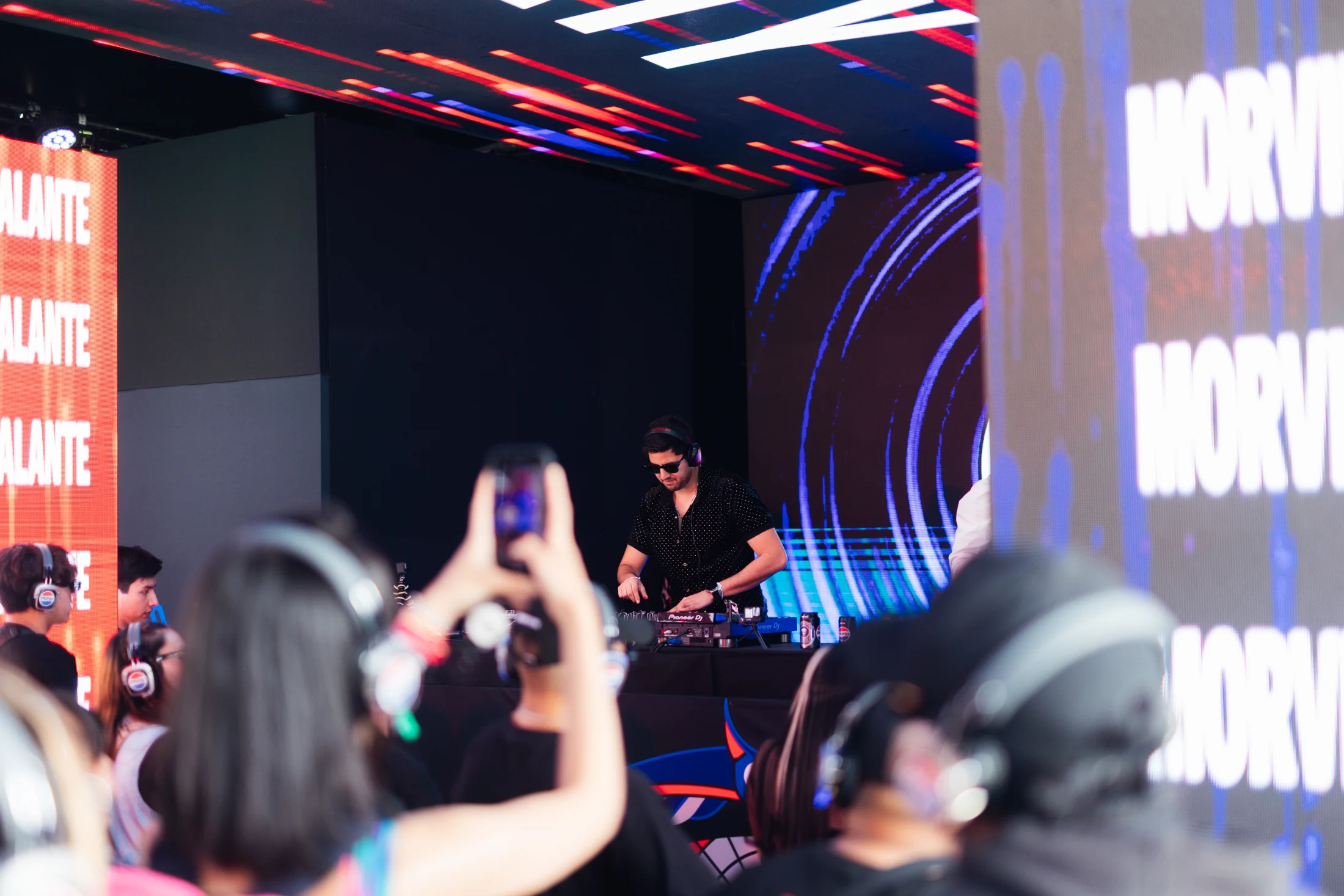 Jorge Escalante at EDC Mexico 2025, photographed by Ludovic Delot