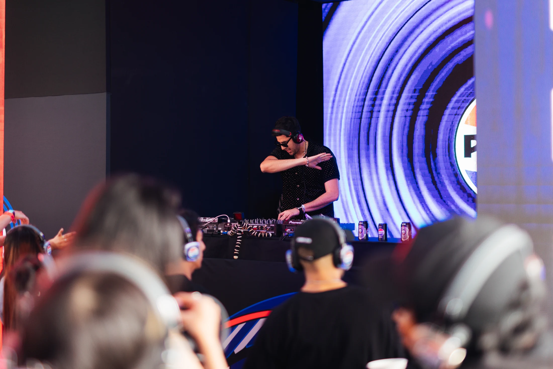 Jorge Escalante at EDC Mexico 2025, photographed by Ludovic Delot