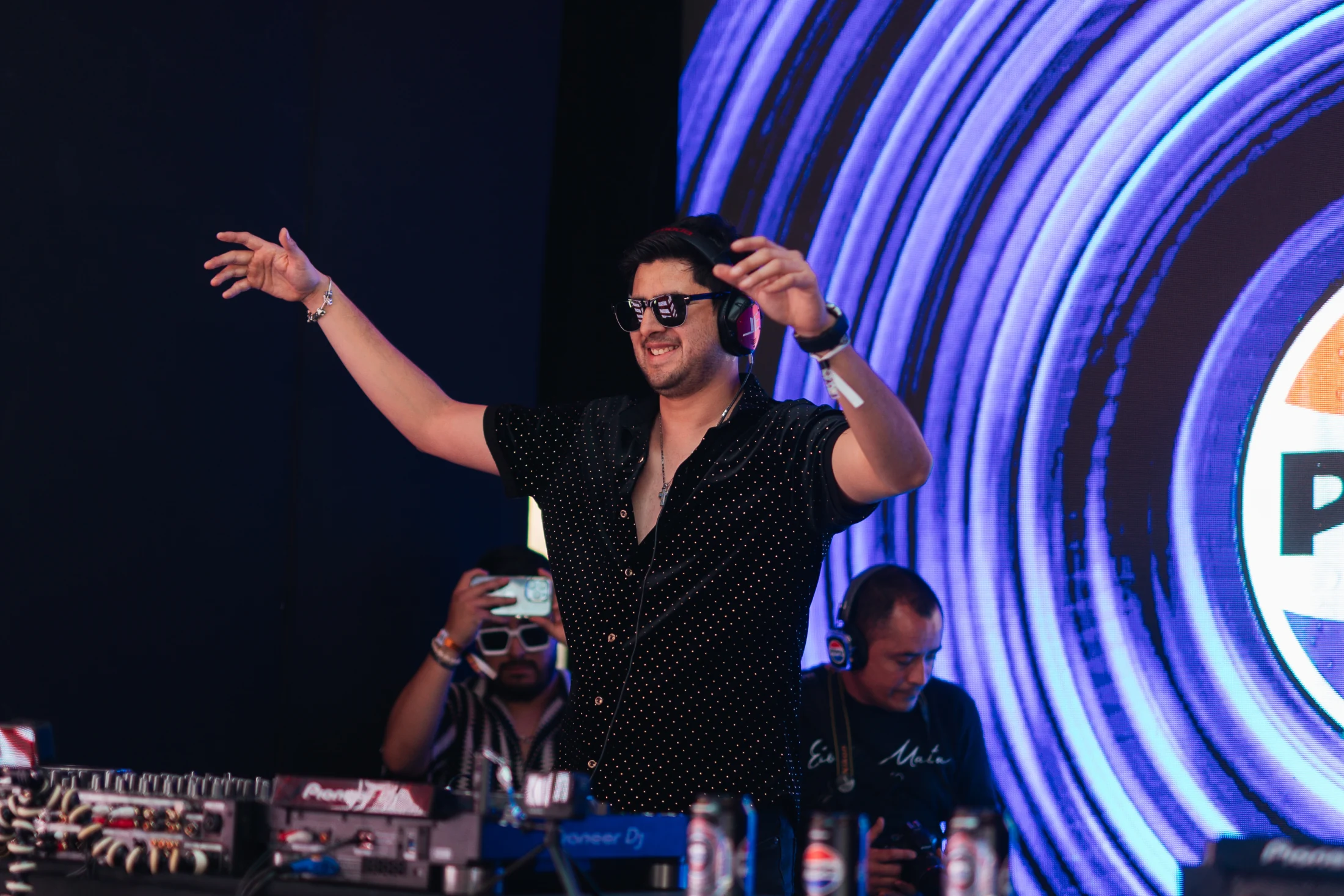 Jorge Escalante at EDC Mexico 2025, photographed by Ludovic Delot