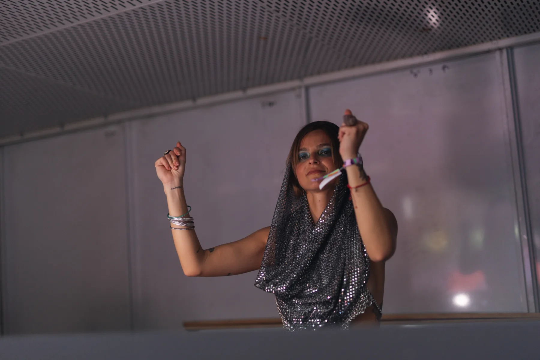 Rebecca Lasmar at EDC Mexico 2025, photographed by Ludovic Delot