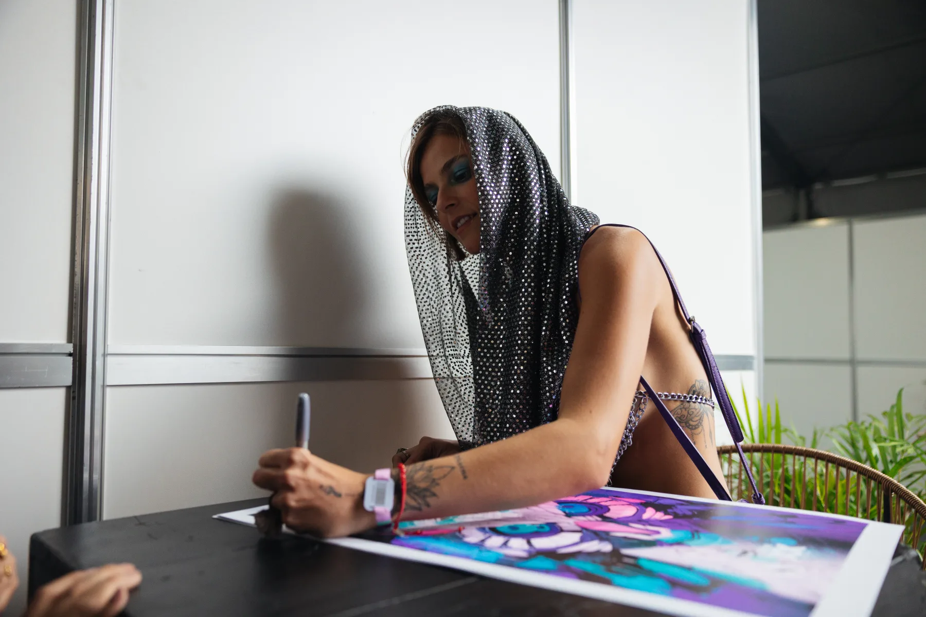 Rebecca Lasmar at EDC Mexico 2025, photographed by Ludovic Delot