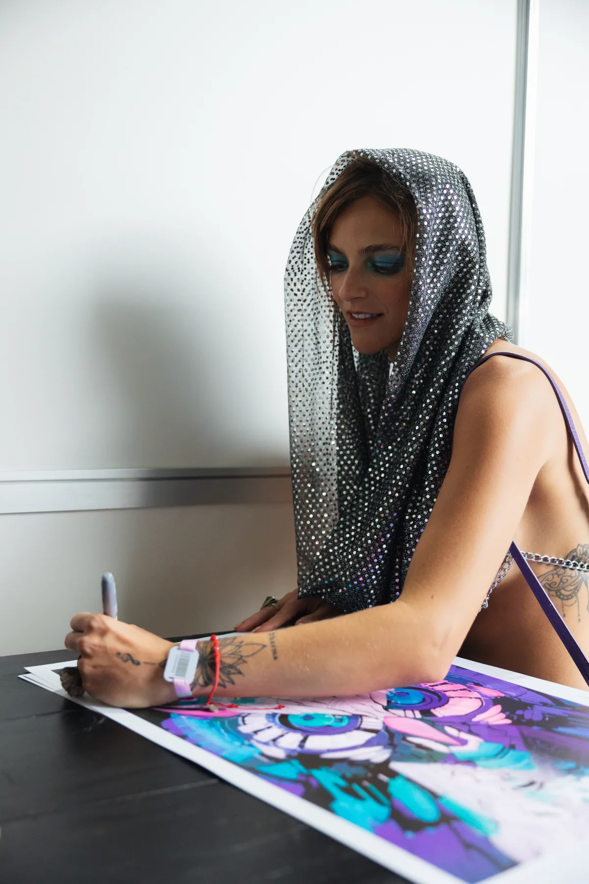 Rebecca Lasmar at EDC Mexico 2025, photographed by Ludovic Delot
