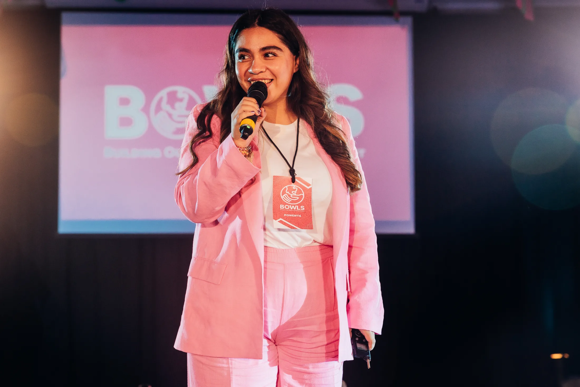 Diana Murrieta · Micro-sexism in law at BOWLS 2024, photographed by Ludovic Delot