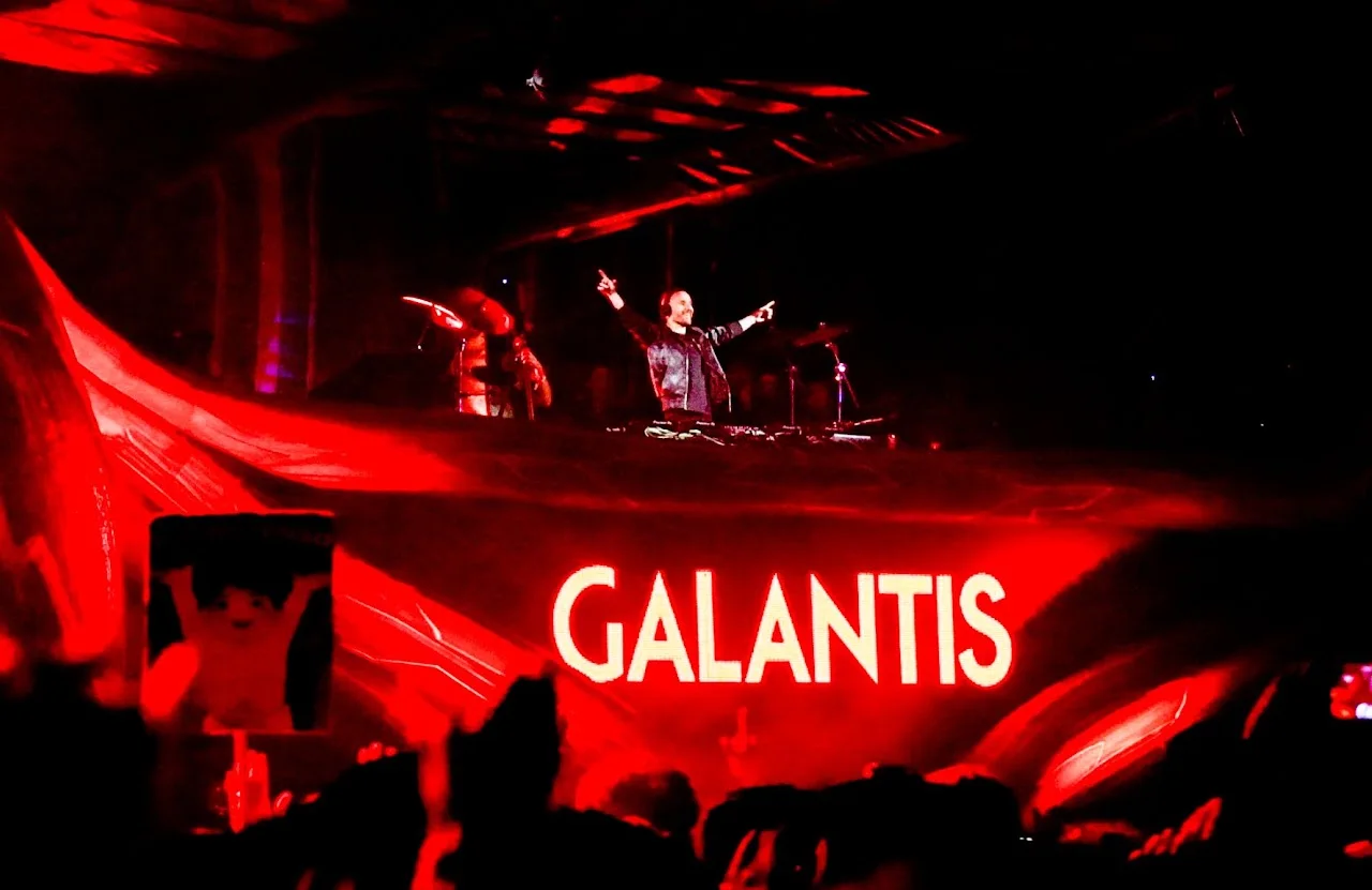 Galantis performing at EDC Mexico · 2023, photographed by Ludovic Delot
