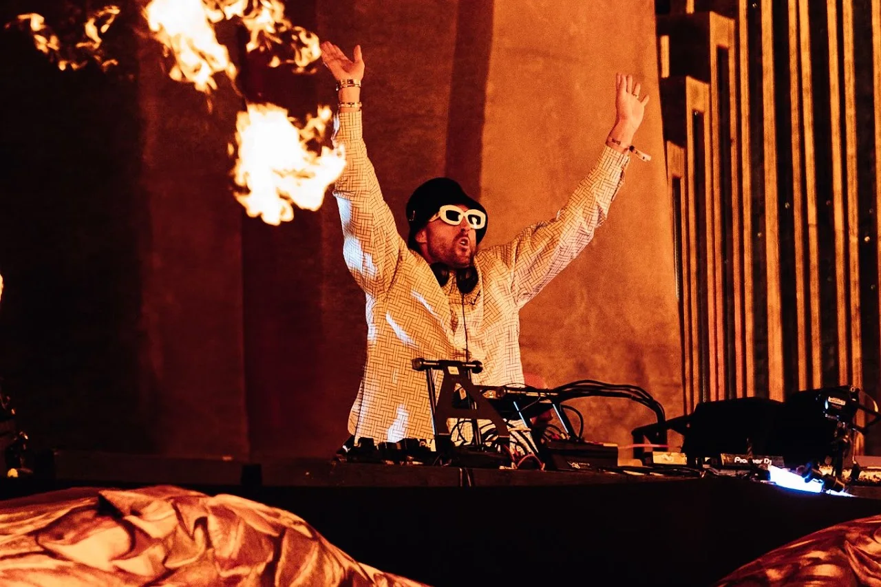 Fisher performing at EDC Mexico · 2024, photographed by Ludovic Delot