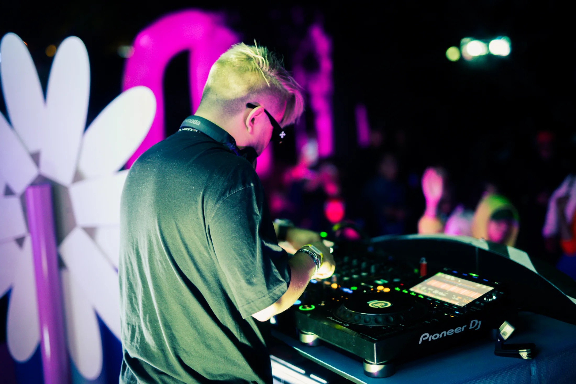 OLSE focused on the decks beneath the festival lights.