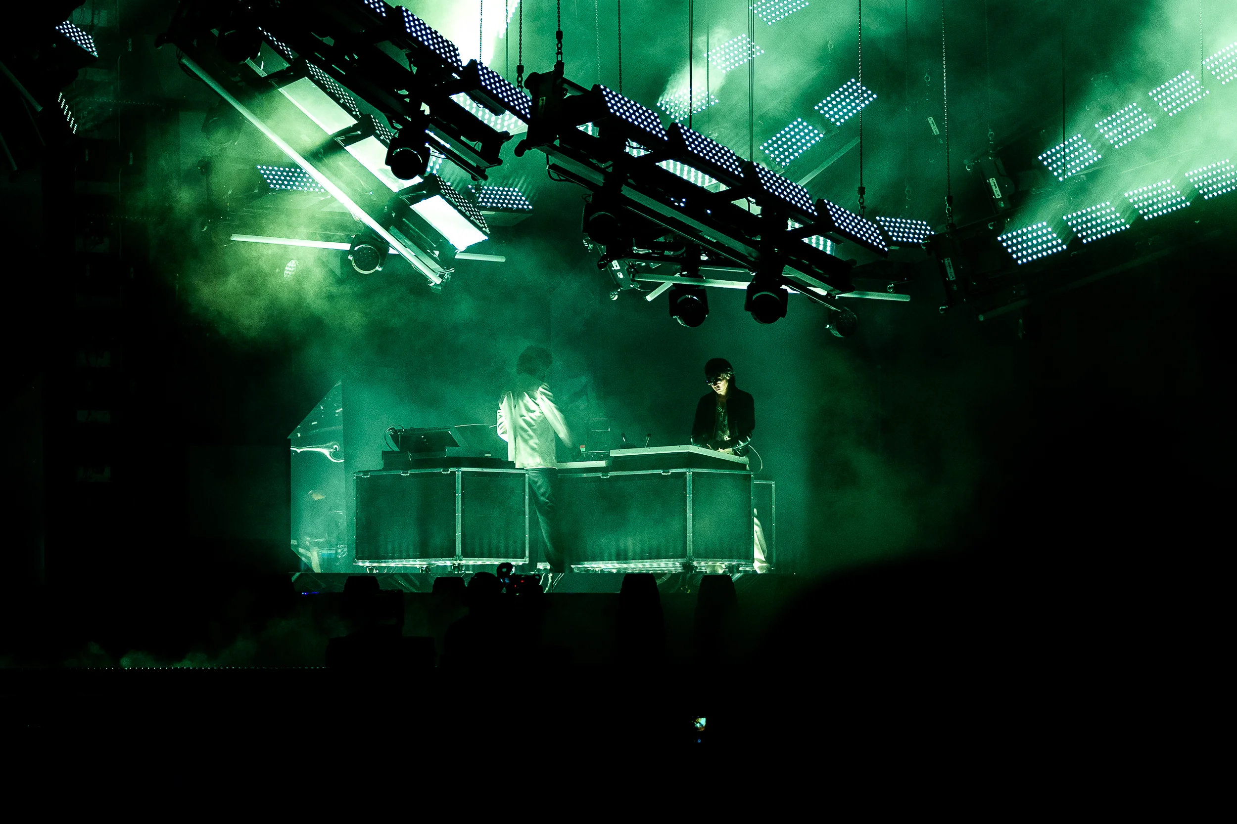 Justice performing at Vaivén 2024 in Mexico, photographed by Ludovic Delot · frame 15