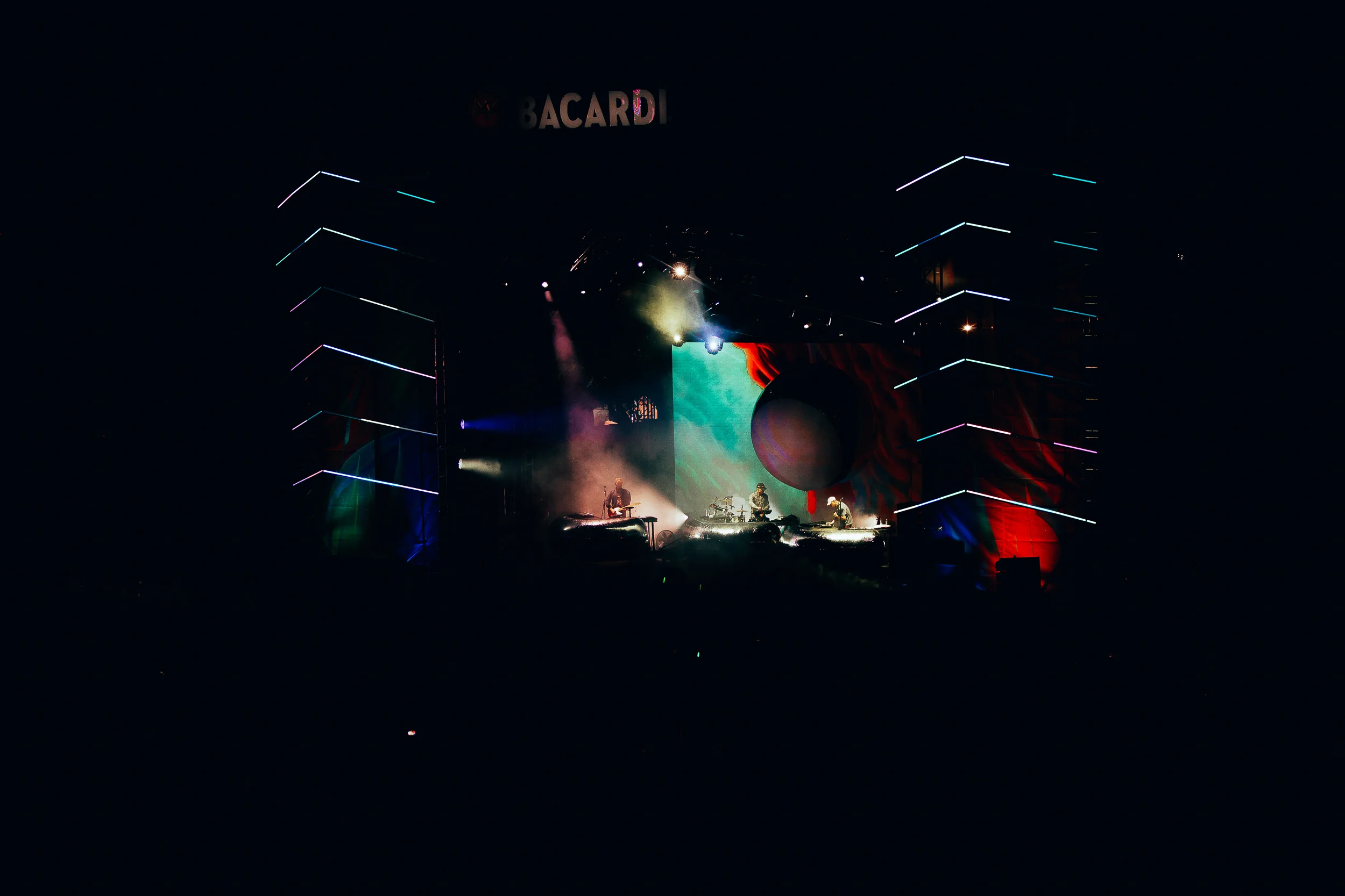 WhoMadeWho performing at Vaivén 2024 in Mexico, photographed by Ludovic Delot · frame 34