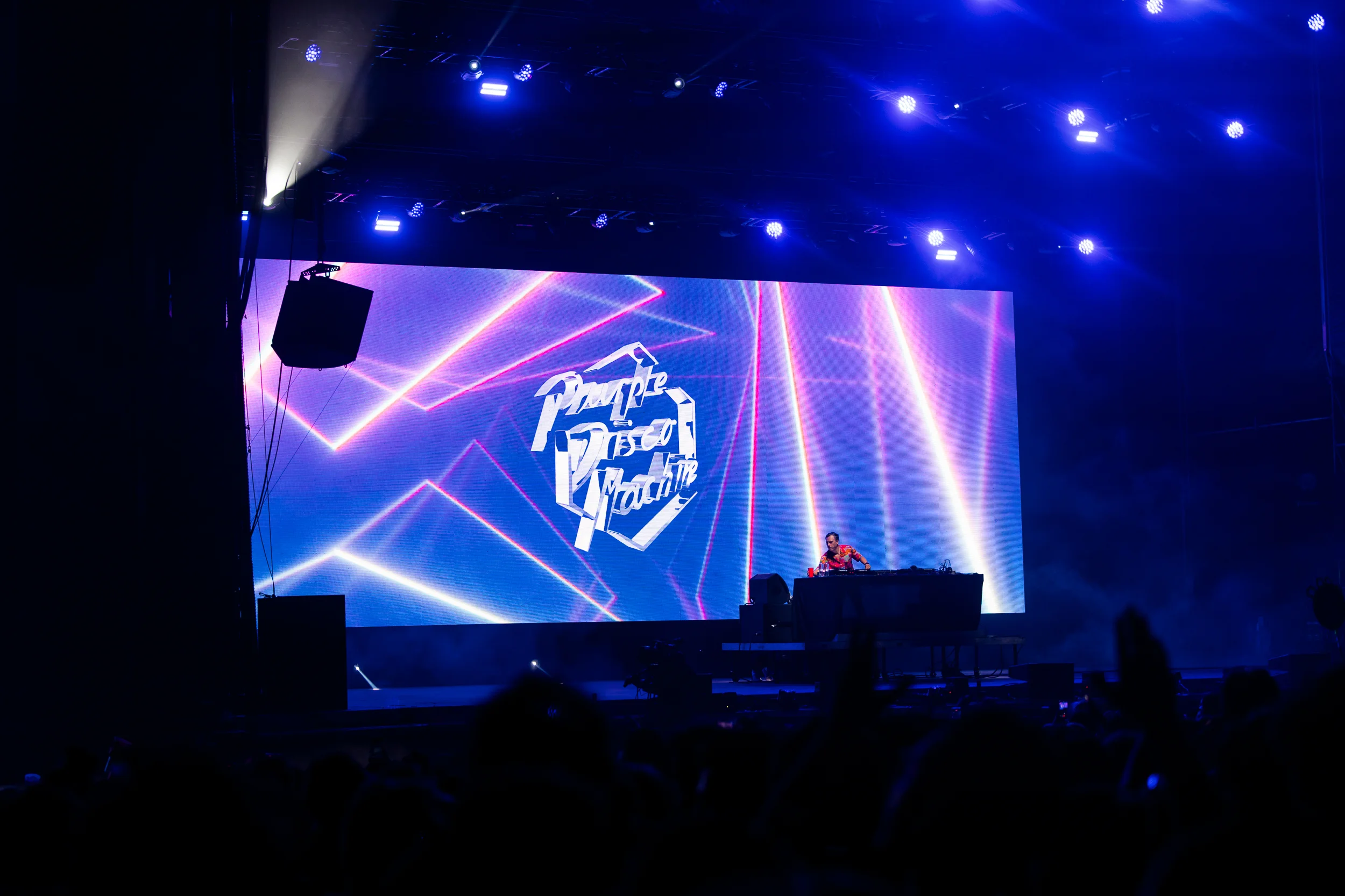 Purple Disco Machine performing at Vaivén 2024 in Mexico, photographed by Ludovic Delot · frame 51