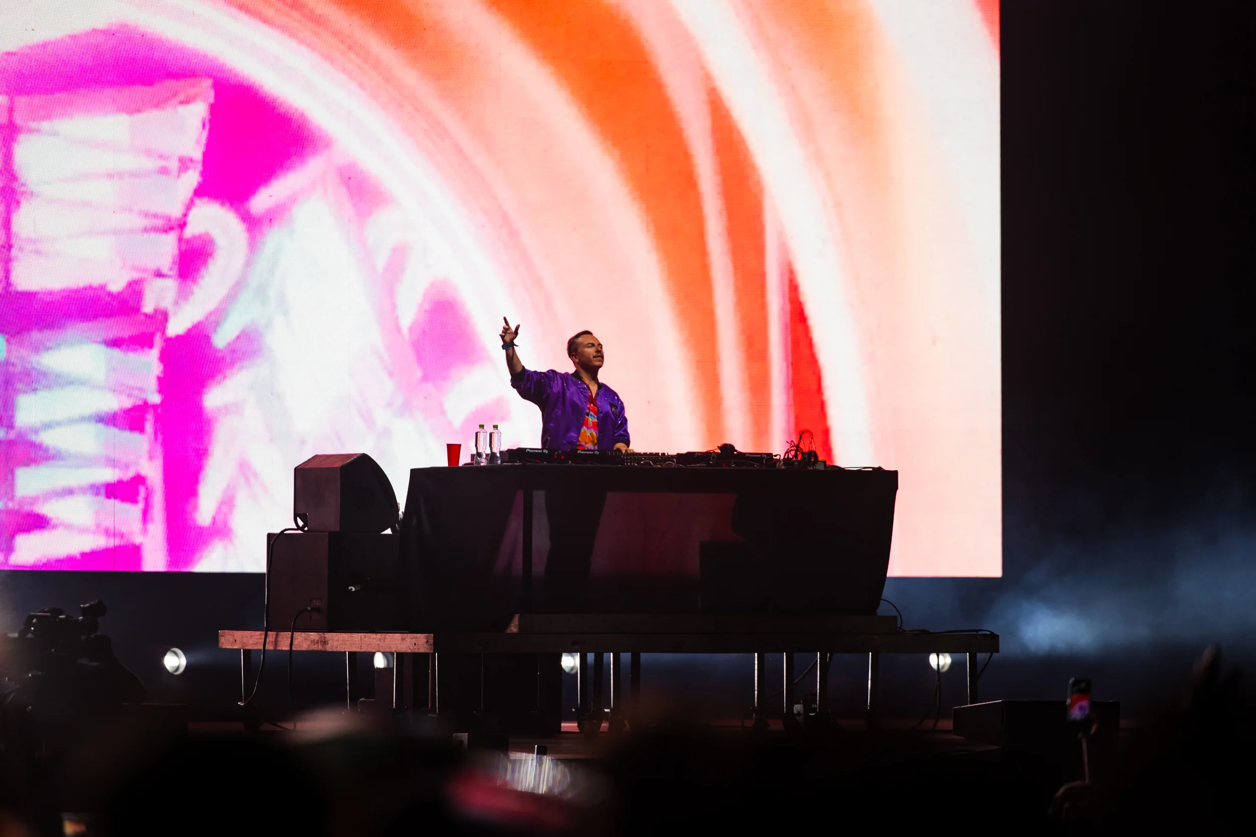 Purple Disco Machine performing at Vaivén 2024 in Mexico, photographed by Ludovic Delot · frame 56