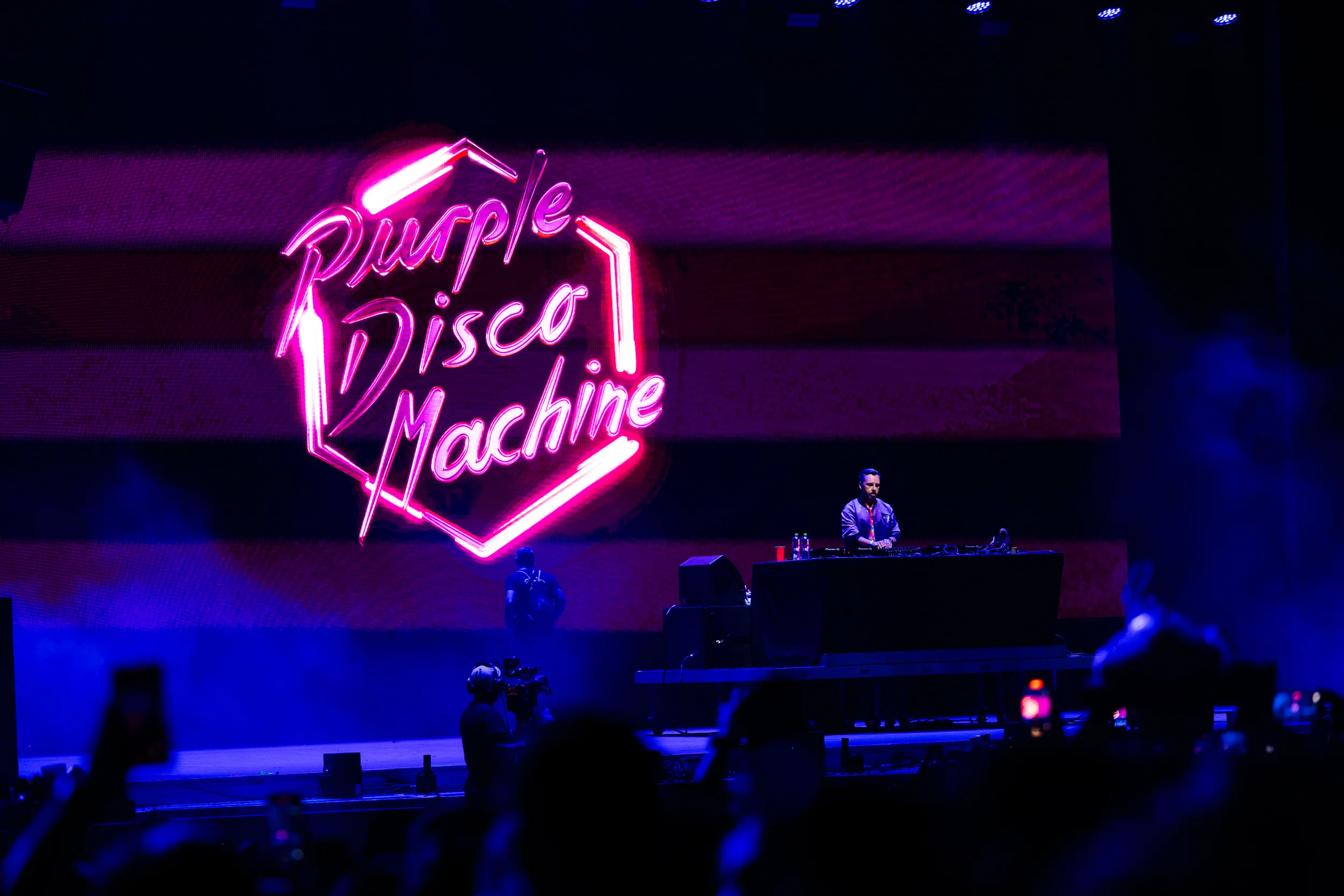 Purple Disco Machine performing at Vaivén 2024 in Mexico, photographed by Ludovic Delot · frame 57