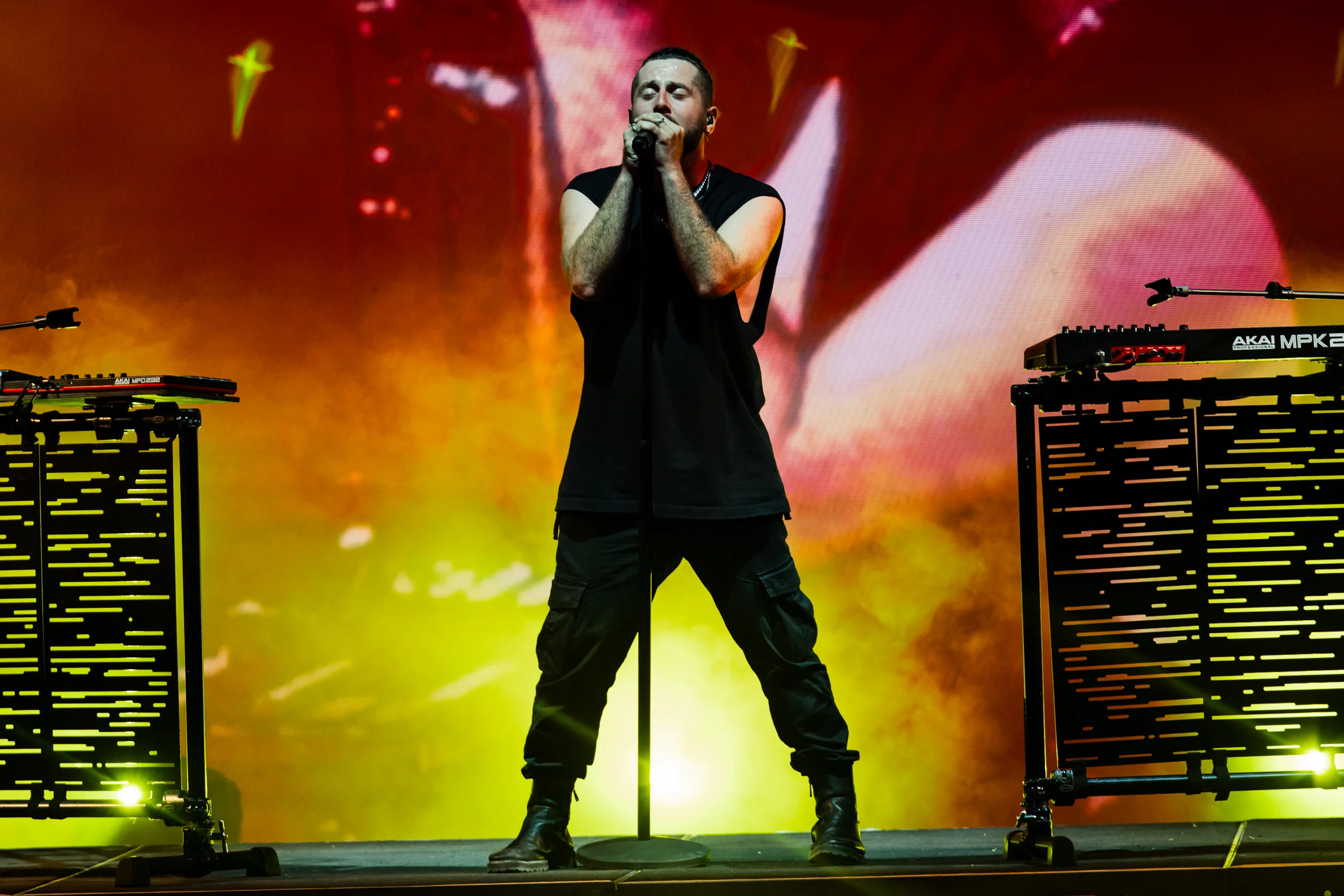 Elderbrook performing at Vaivén 2024 in Mexico, photographed by Ludovic Delot · frame 58