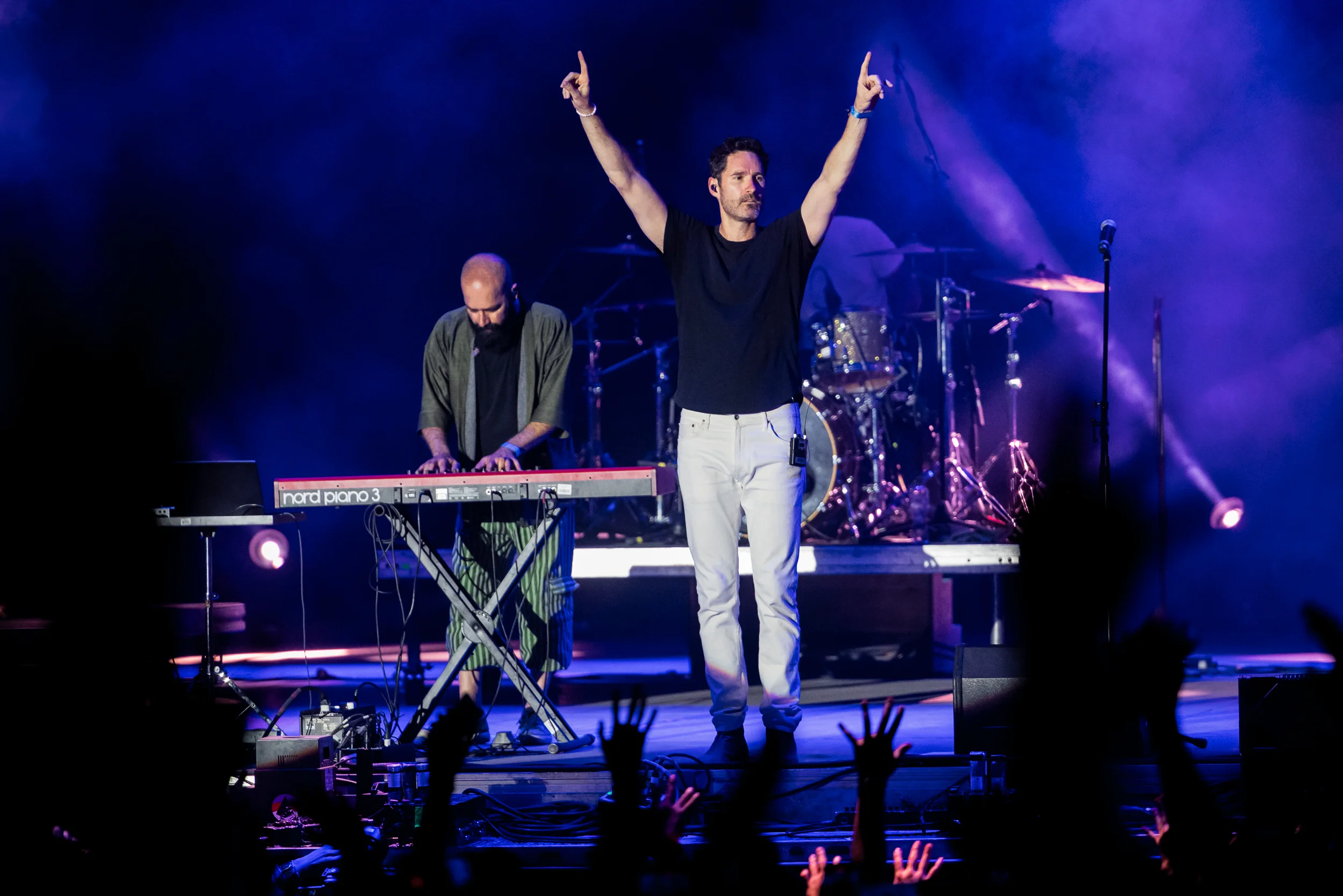 Capital Cities performing at Vaivén 2024 in Mexico, photographed by Ludovic Delot · frame 80