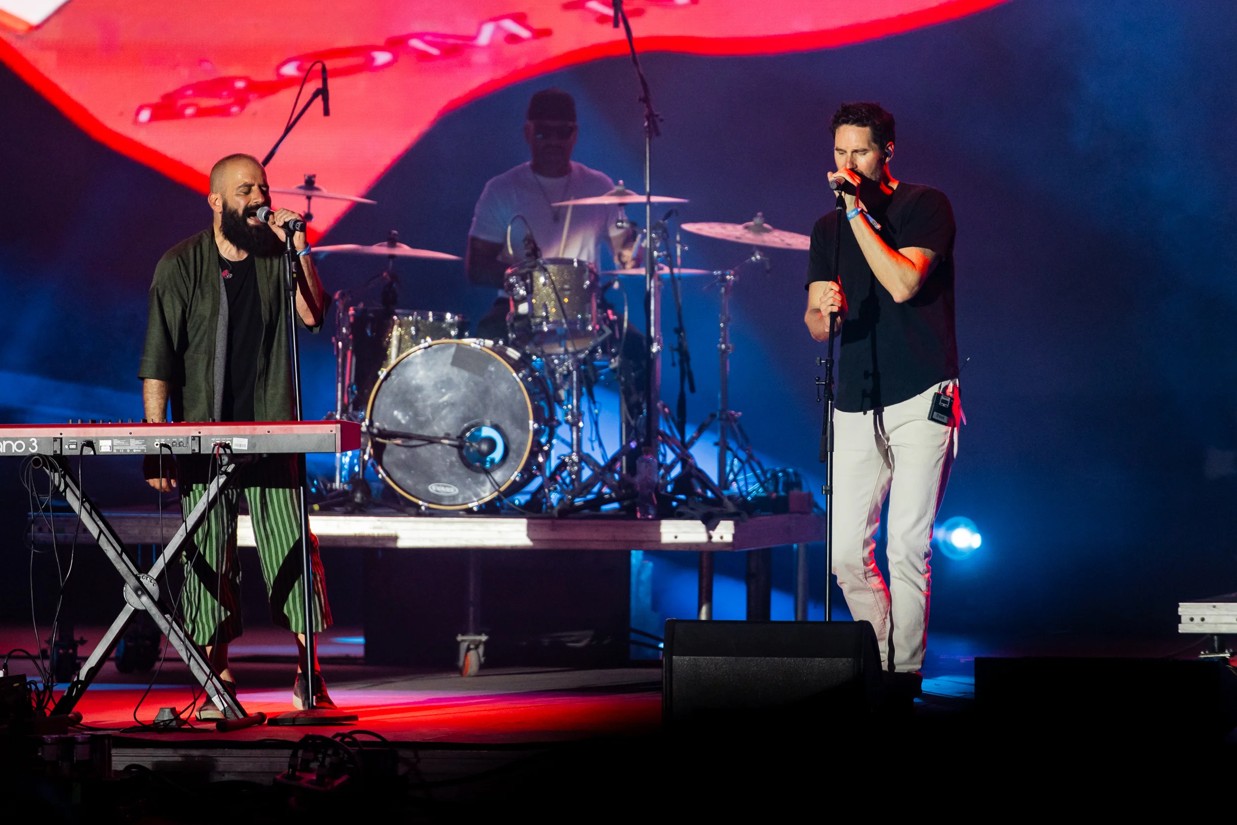 Capital Cities performing at Vaivén 2024 in Mexico, photographed by Ludovic Delot · frame 82