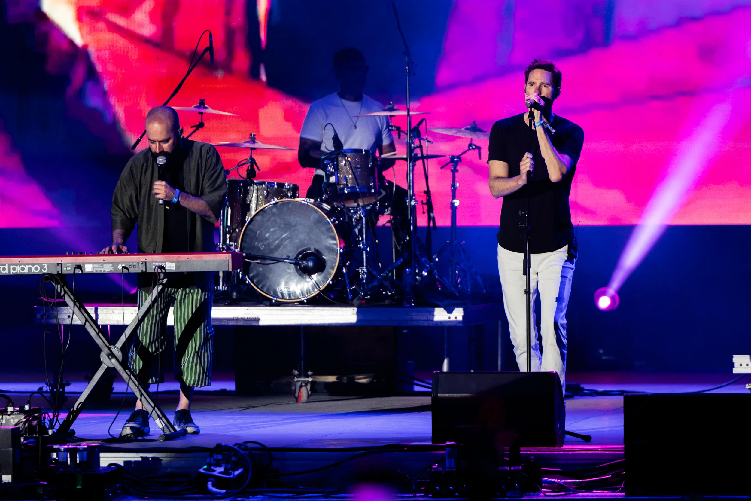Capital Cities performing at Vaivén 2024 in Mexico, photographed by Ludovic Delot · frame 84