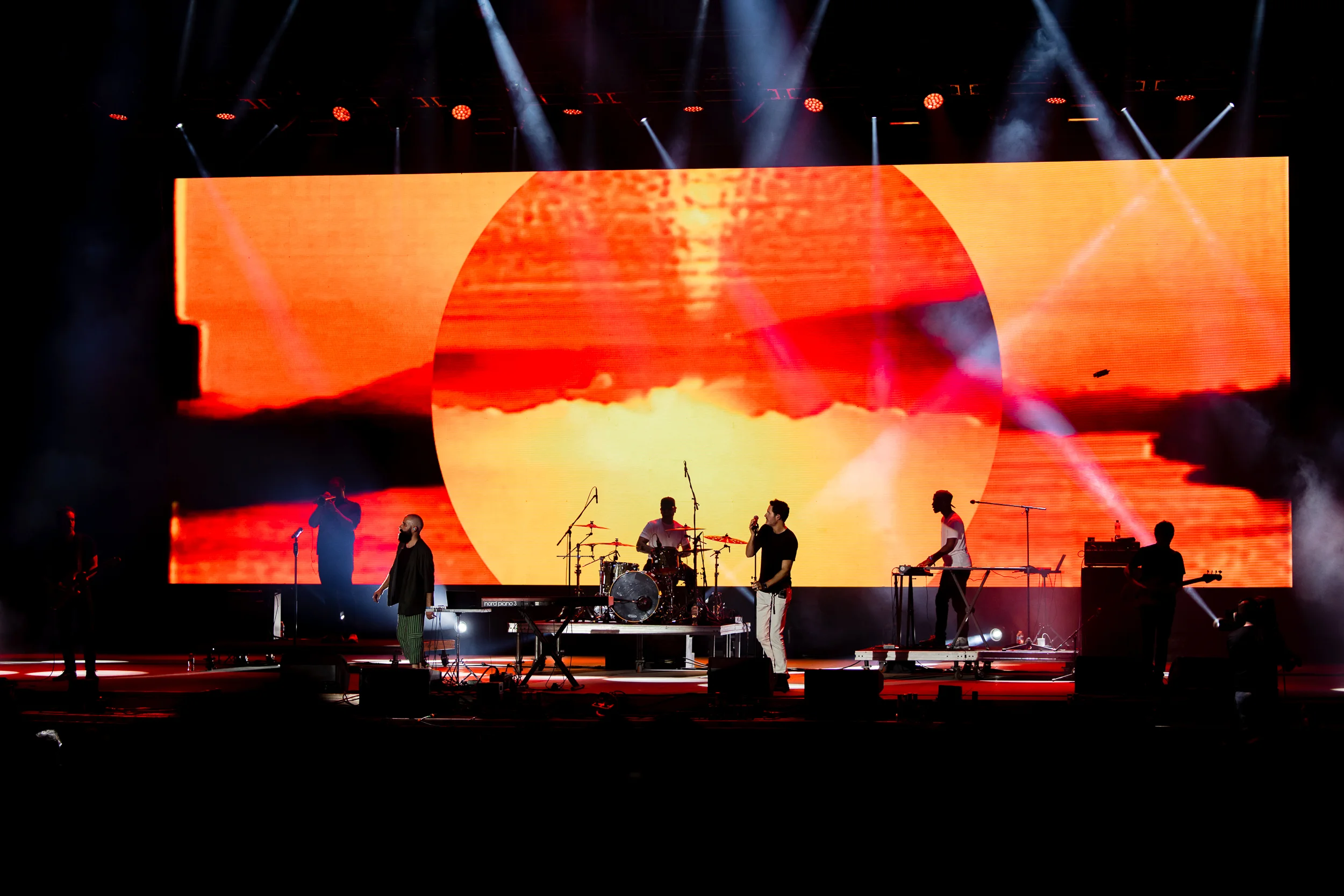 Capital Cities performing at Vaivén 2024 in Mexico, photographed by Ludovic Delot · frame 88