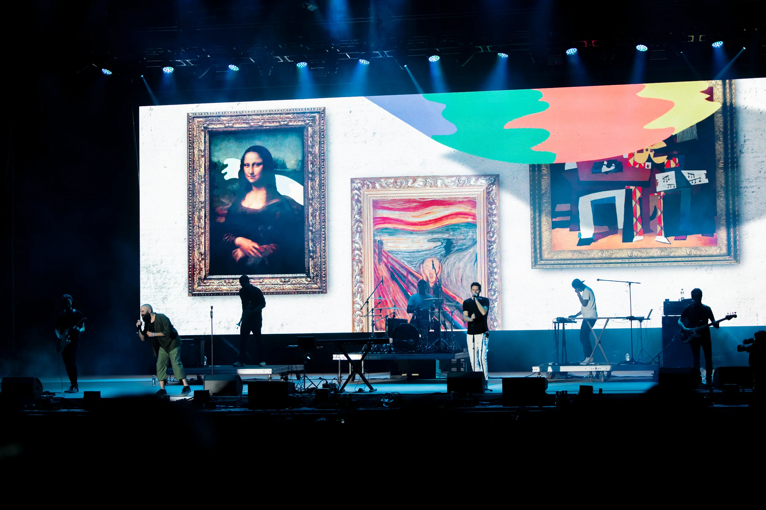 Capital Cities performing at Vaivén 2024 in Mexico, photographed by Ludovic Delot · frame 89