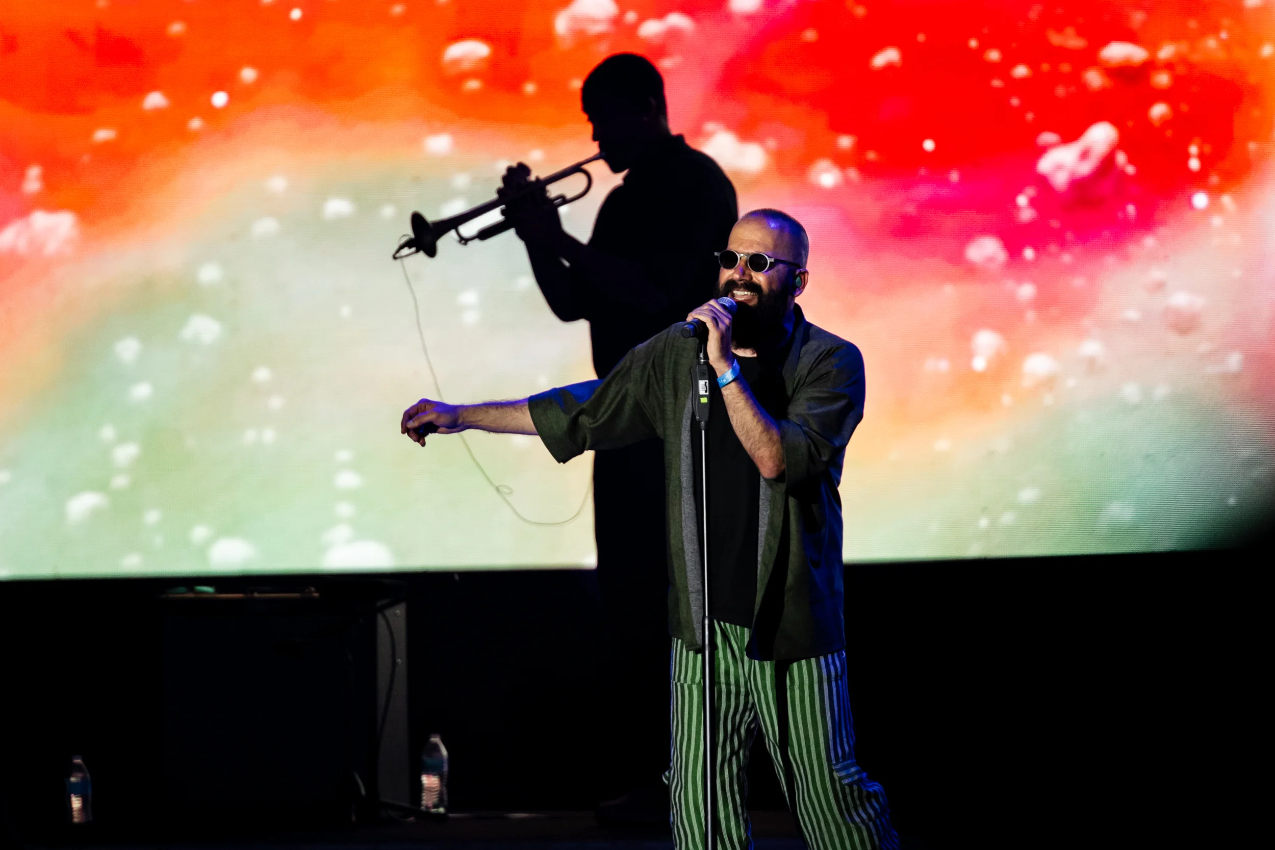 Capital Cities performing at Vaivén 2024 in Mexico, photographed by Ludovic Delot · frame 96