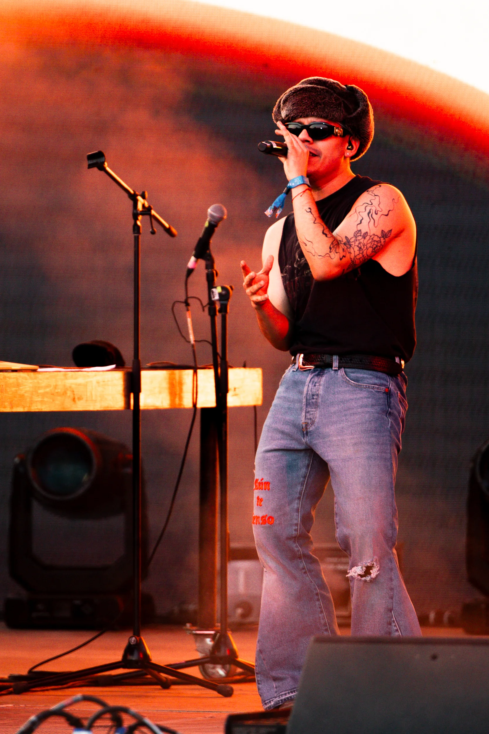 NSQK performing at Vaivén 2024 in Mexico, photographed by Ludovic Delot · frame 108