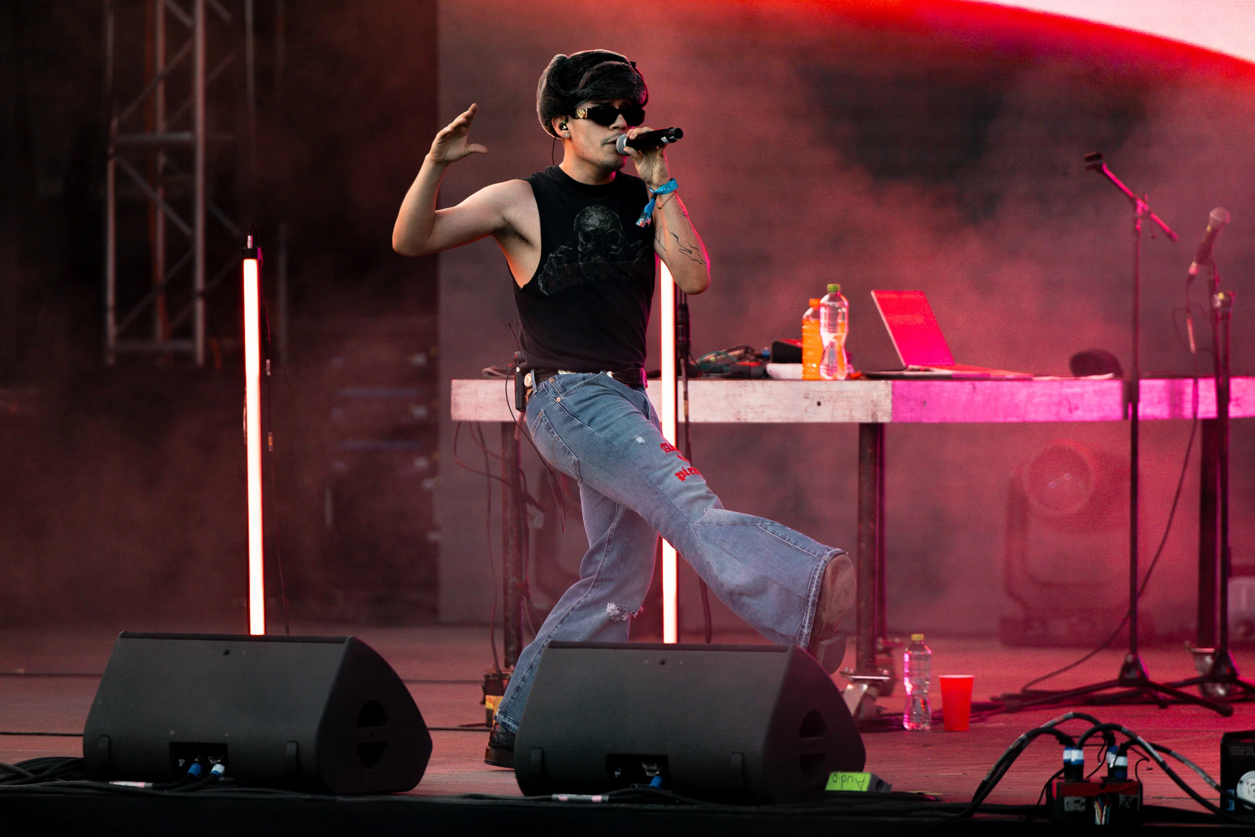 NSQK performing at Vaivén 2024 in Mexico, photographed by Ludovic Delot · frame 112