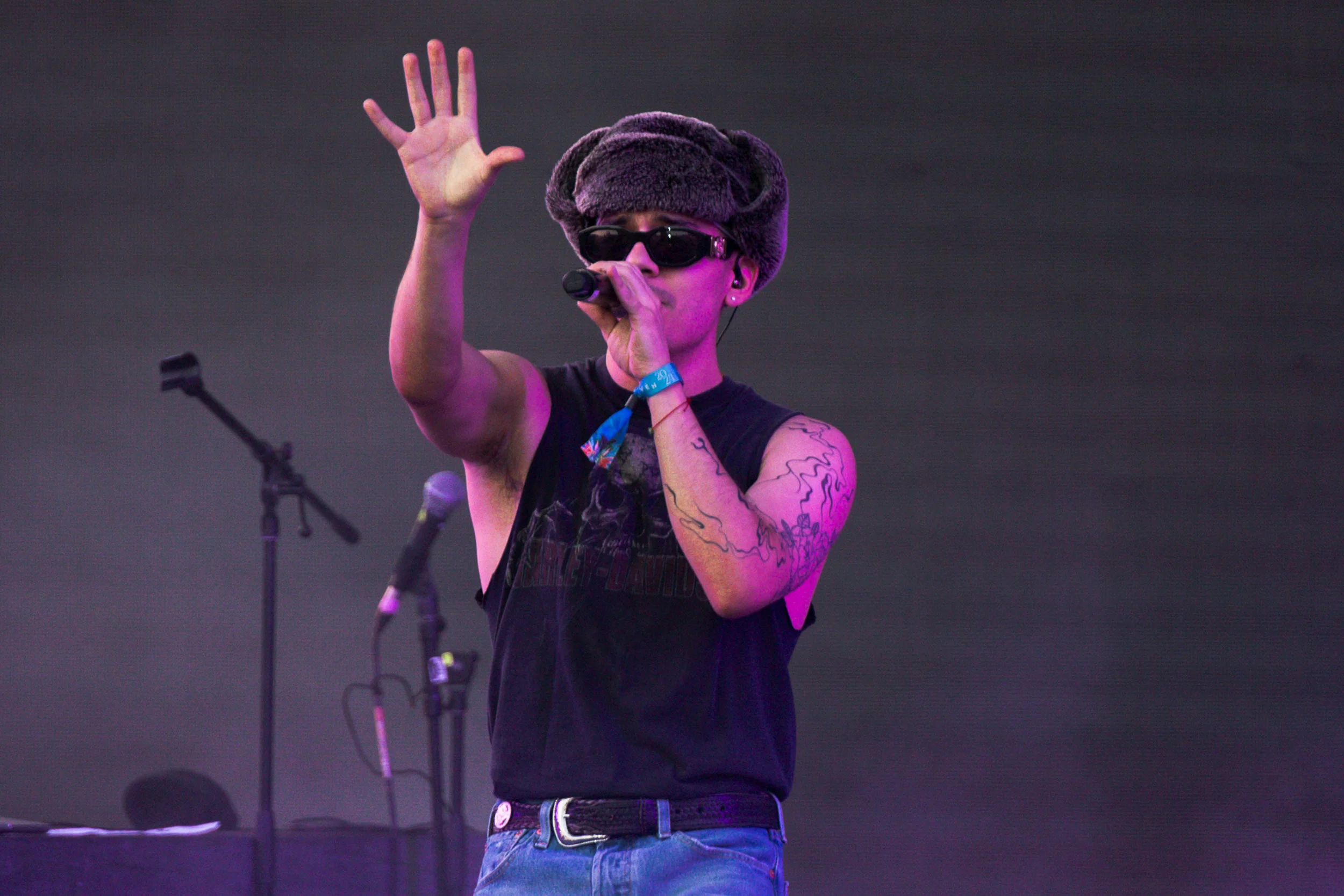 NSQK performing at Vaivén 2024 in Mexico, photographed by Ludovic Delot · frame 114