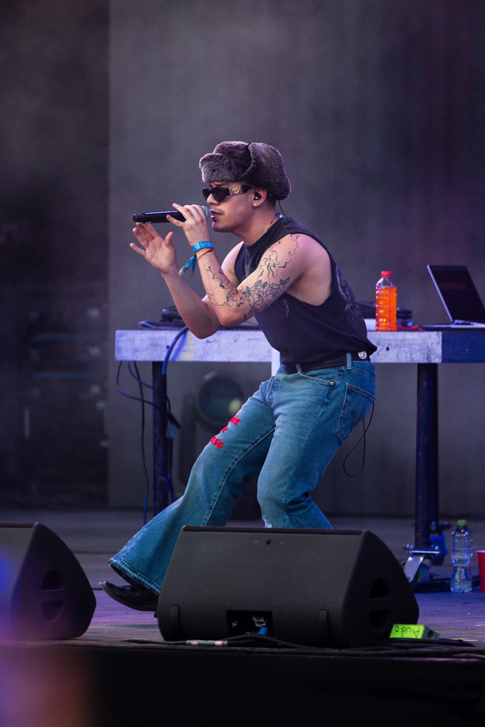 NSQK performing at Vaivén 2024 in Mexico, photographed by Ludovic Delot · frame 115