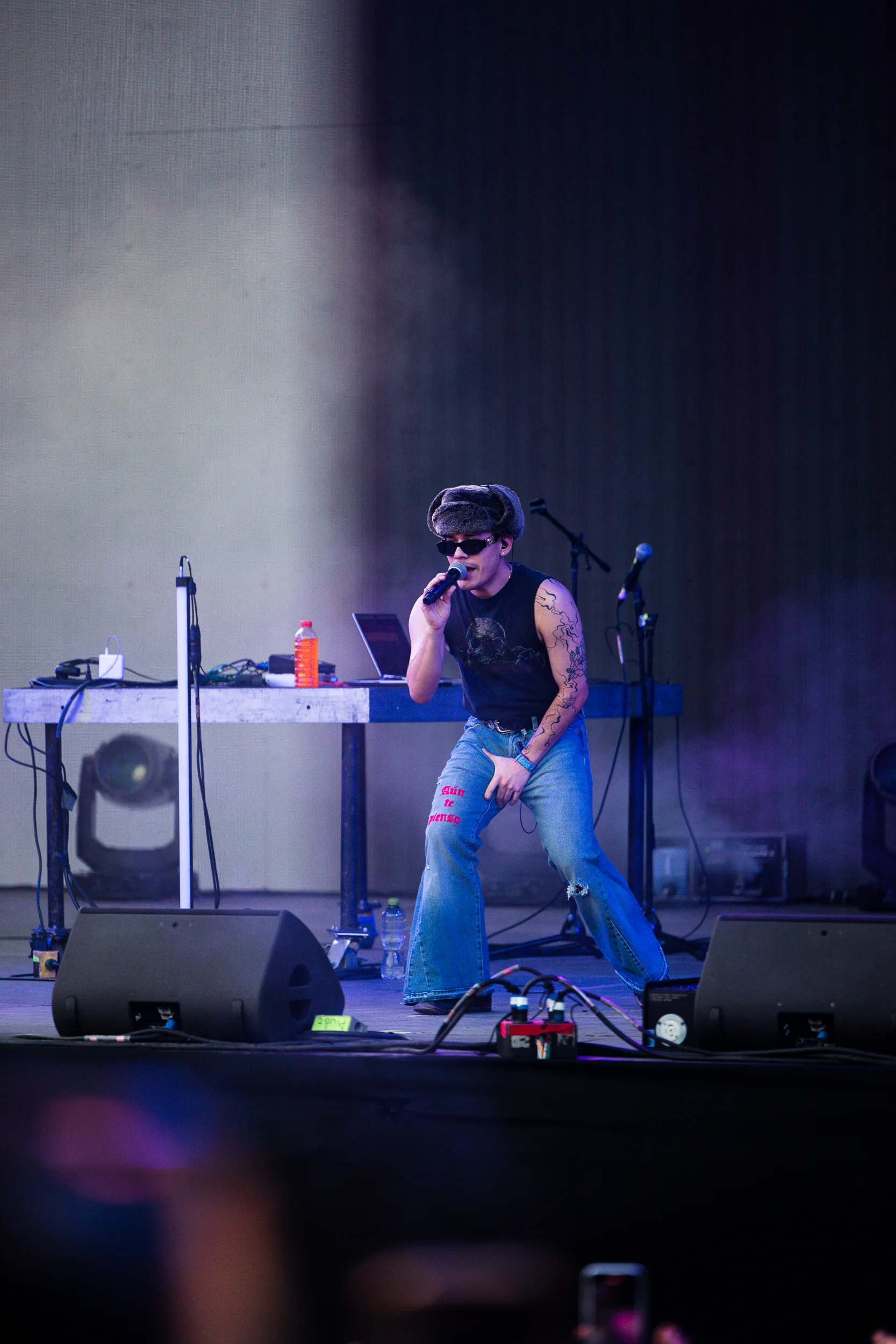 NSQK performing at Vaivén 2024 in Mexico, photographed by Ludovic Delot · frame 116