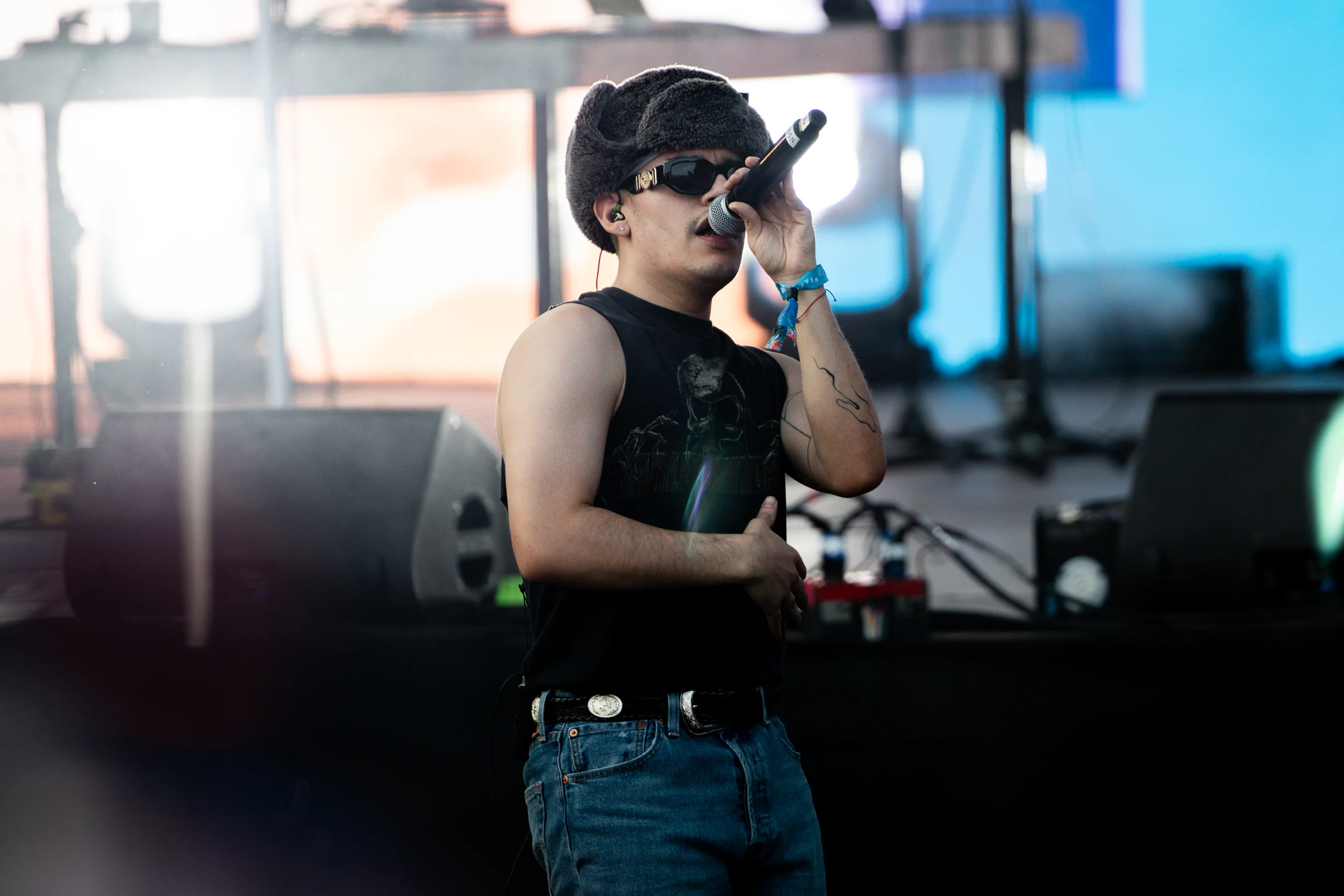 NSQK performing at Vaivén 2024 in Mexico, photographed by Ludovic Delot · frame 121