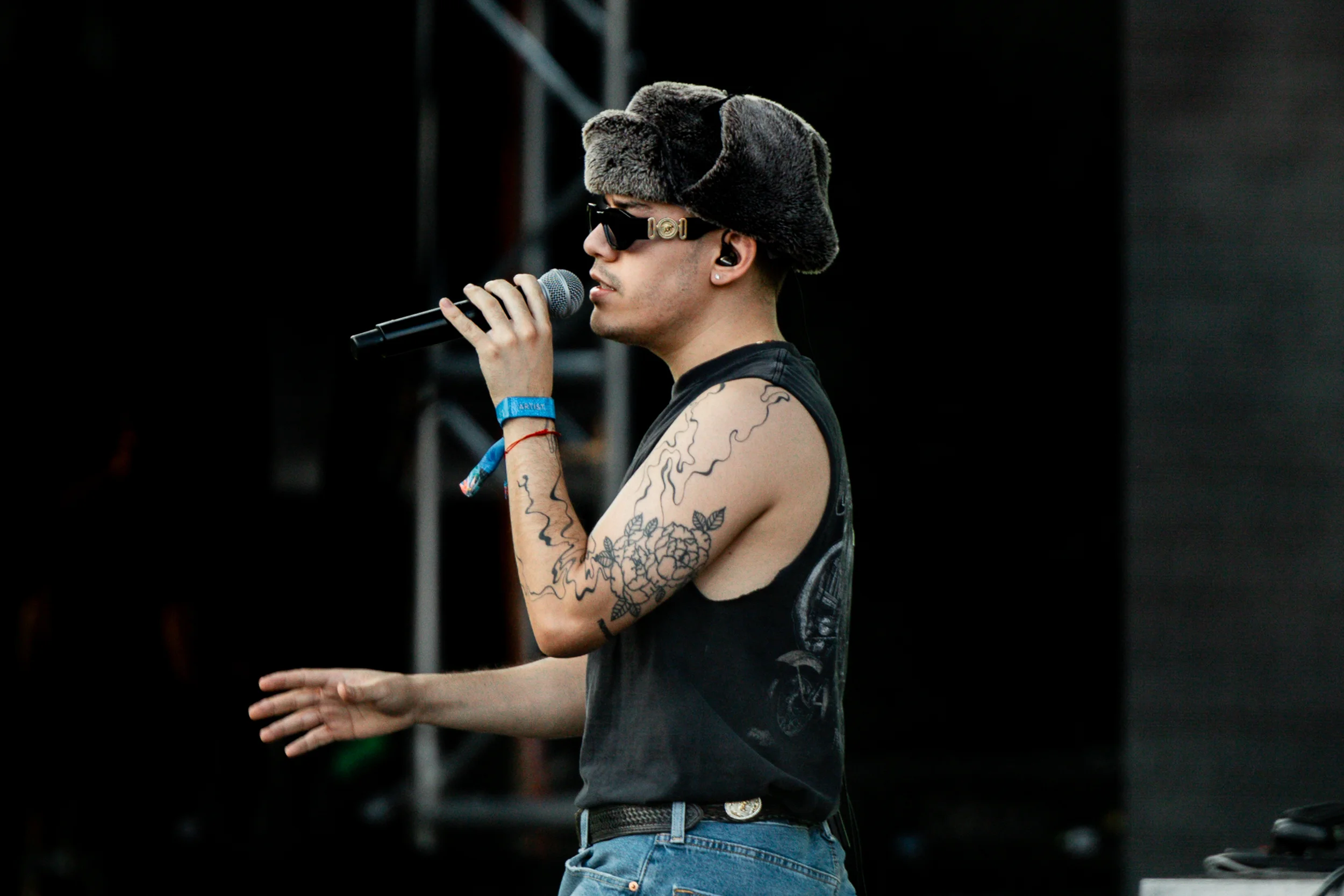 NSQK performing at Vaivén 2024 in Mexico, photographed by Ludovic Delot · frame 126