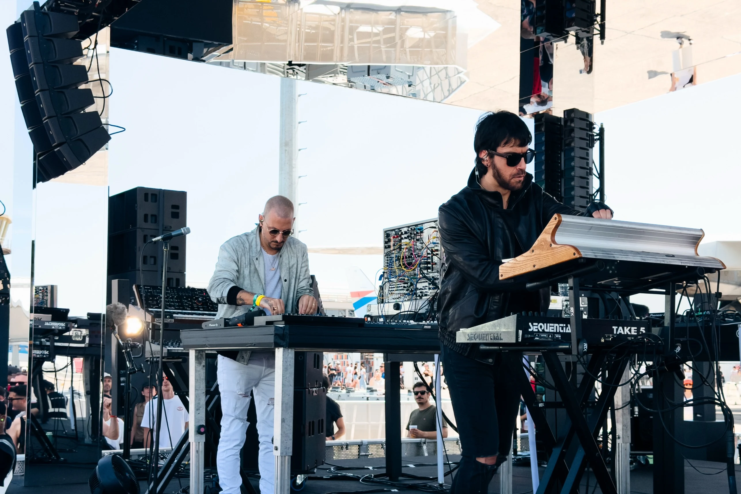 Kasablanca performing at Cercle Festival 2026, photographed by Ludovic Delot