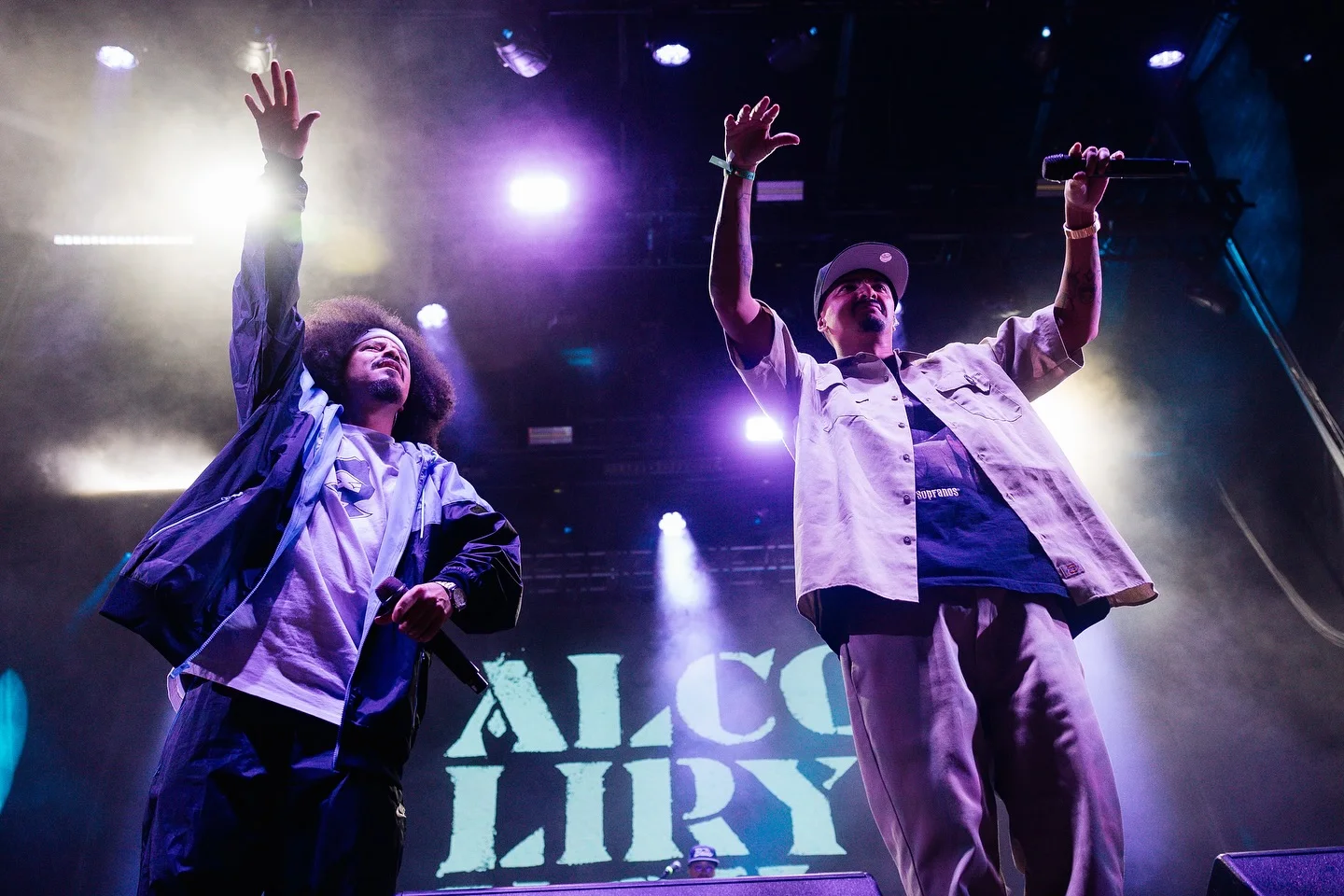 Alcolirykoz performing at Vive Latino 2024, photographed by Ludovic Delot
