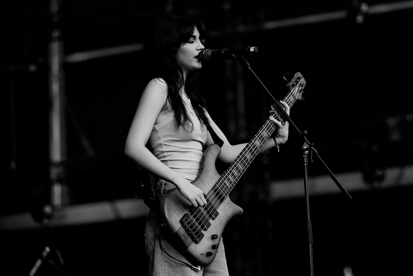 The Warning performing at Vive Latino 2024, photographed by Ludovic Delot