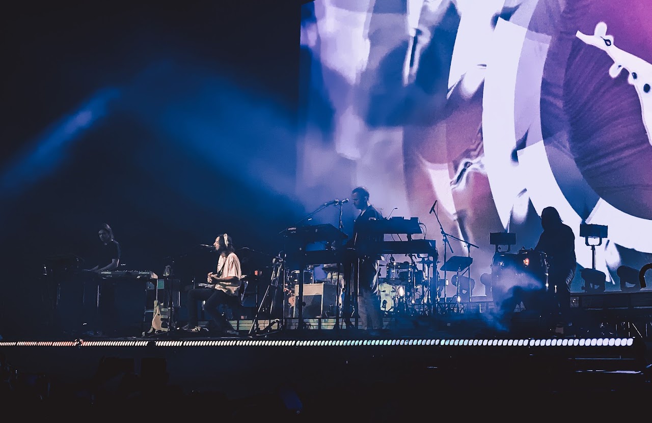 Tame Impala performing live, photographed by Ludovic Delot